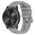 For Garmin Venu 20mm Cross Textured Solid Color Silicone Watch Band(Light Grey)