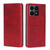 For Honor X8A Cow Texture Magnetic Horizontal Flip Leather Phone Case(Red)
