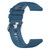 For Garmin Venu 20mm Cross Textured Solid Color Silicone Watch Band(Blue)
