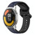 For Xiaomi MI Watch Color 2 22mm Convex Loop Two-Color Silicone Watch Band(Midnight Blue+Black) For Xiaomi MI Watch Color 2 22mm Convex Loop Two-Color Silicone Watch Band(Midnight Blue+Black)