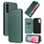 For Samsung Galaxy A24 4G Carbon Fiber Texture Flip Leather Phone Case(Green) For Samsung Galaxy A24 4G Carbon Fiber Texture Flip Leather Phone Case(Green)