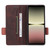 For Sony Xperia 10 V Magnetic Clasp Flip Leather Phone Case(Brown)