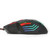 HXSJ H300 7 Keys Flowing Water Crack Colorful Luminous Wired Gaming Mouse(Black)