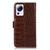 For Xiaomi 13 Lite / Civi 2 Crocodile Top Layer Cowhide Leather Phone Case(Brown)