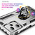 For Xiaomi Redmi Note 12 Pro+ Shockproof TPU + PC Phone Case with Holder(Silver)