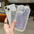 For iPhone 14 Pro Max Luminous Sequins Glitter Epoxy Phone Case(Baby Blue)