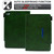 For iPad mini 5 / 4 / 3 / 2 / 1 Suede Cross Texture Magnetic Clasp Leather Tablet Case(Green)