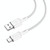 Borofone BX90 USB to Type-C Cyber 3A Charging Data Cable, Length:1m(White)