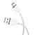 Borofone BX90 USB to Type-C Cyber 3A Charging Data Cable, Length:1m(White)