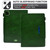 For iPad Pro 11 2022/2021/2020 / Air 10.9 2022 / 2020 Suede Cross Texture Magnetic Clasp Leather Tablet Case(Green)