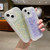 For iPhone 14 Luminous Sequins Glitter Epoxy Phone Case(Yellow)