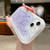 For iPhone 14 Luminous Sequins Glitter Epoxy Phone Case(Yellow)