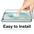 For Honor Magic5 Pro 5pcs ENKAY 0.26mm 3D Hot Bending Tempered Glass Full Film with Lens Film