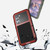 For Samsung Galaxy S23 5G LOVE MEI Metal Shockproof Life Waterproof Dustproof Phone Case(Red)