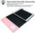 For iPad 9.7 2018&2017/Air 2/Air Suede Cross Texture Magnetic Clasp Leather Tablet Case(Pink)