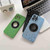 For iPhone 14 Plus Splash Ink MagSafe Magnetic Phone Case(Sky Blue)
