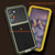 For Samsung Galaxy S23 5G LOVE MEI Metal Shockproof Life Waterproof Dustproof Phone Case(Yellow)