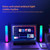 RGB Sound-controlled Rhythmic Response Lights Music Ambient LED Pick-up Lights Charging(Upgrade+APP Black)