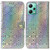For Xiaomi Redmi Note 12 5G Colorful Magnetic Buckle Leather Phone Case(Silver)
