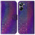 For Realme 10 Pro 5G Colorful Magnetic Buckle Leather Phone Case(Purple)
