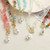 Boho Colorful Broken Natural Stone Necklace, Model: N2107-4 Pink Stone Double Layer Boho Colorful Broken Natural Stone Necklace, Model: N2107-4 Pink Stone Double Layer