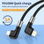 A9 30W USB-C/Type-C to 8 Pin Double Elbow Data Cable, Length:0.5m