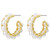 E2208-4 Prepare C Shape Stud Earrings Jewelry