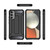 For Samsung Galaxy A34 5G Magic Armor TPU Hard PC Phone Case(Navy Blue)