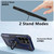 For Samsung Galaxy S23 Ultra 5G Warship Armor 2 in 1 Shockproof Phone Case(Black)
