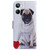 For Realme 10 4G Coloured Drawing Flip Leather Phone Case(Pug)