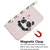 For Xiaomi 13 Pro 5G 3D Colored Horizontal Flip Leather Phone Case(Heart Panda)