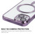 For iPhone 13 ENKAY Electroplated MagSafe Shockproof TPU Phone Case with Lens Film(Gold)