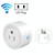 Tuya Smart App Wifi Smart Socket Phone Remote Timing Voice Switch Supports Alexa US Plug, Style: 20A Power Model
