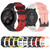 22mm Universal Football Pattern Two-Color Silicone Watch Band(Army Green+Black)