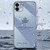For Samsung Galaxy S22 5G 9D Plating Maple Leaf Silicone Phone Case with Strap(Smoke Purple)