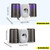 Couple Wall Mounted Toothbrush Holder Automatic Squeeze Toothpaste Device,Spec: Disinfection Type Black