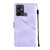 For Infinix Smart 6 Plus X6823 Skin-feel Embossed Leather Phone Case(Light Purple)