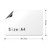 2pcs Refrigerator Magnetic Erasable Message Board(A4)