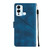 For Infinix Hot 12 Play / Hot 12 Play NFC Skin-feel Embossed Leather Phone Case(Blue)