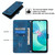 For Infinix Hot 12 Play / Hot 12 Play NFC Skin-feel Embossed Leather Phone Case(Blue)