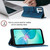 For Infinix Hot 12 Play / Hot 12 Play NFC Skin-feel Embossed Leather Phone Case(Blue)