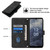 For Nokia G60 Skin-feel Embossed Leather Phone Case(Black)