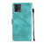 For Motorola Moto G72 Skin-feel Embossed Leather Phone Case(Green)