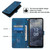 For Nokia G60 Skin-feel Embossed Leather Phone Case(Blue)