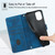 For Nokia G60 Skin-feel Embossed Leather Phone Case(Blue)