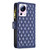 For Xiaomi 13 Lite / Civi 2 Diamond Lattice Zipper Wallet Leather Flip Phone Case(Blue)