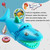 2pcs Children Early Education Luminous Projector Flashlight Story Machine With 8 Cards (Green)