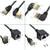 Straight Head 0.6m Cat 8 10G Transmission RJ45 Male To Female Computer Network Cable Extension Cable(Black)