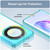 For Honor X9A Colorful Series Acrylic + TPU Phone Case(Transparent Blue) For Honor X9A Colorful Series Acrylic + TPU Phone Case(Transparent Blue)