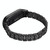 For Xiaomi Mi Band 4 / 3 Universal Three-beads Full Diamond Metal Watch Band(Black)